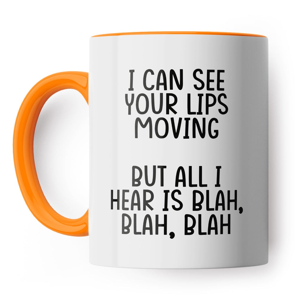 Blah Blah Blah White Mug #1 image
